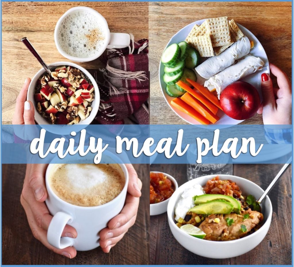 daily meal plan - a full day of balanced meal ideas from breakfast to dinner! // cait's plate