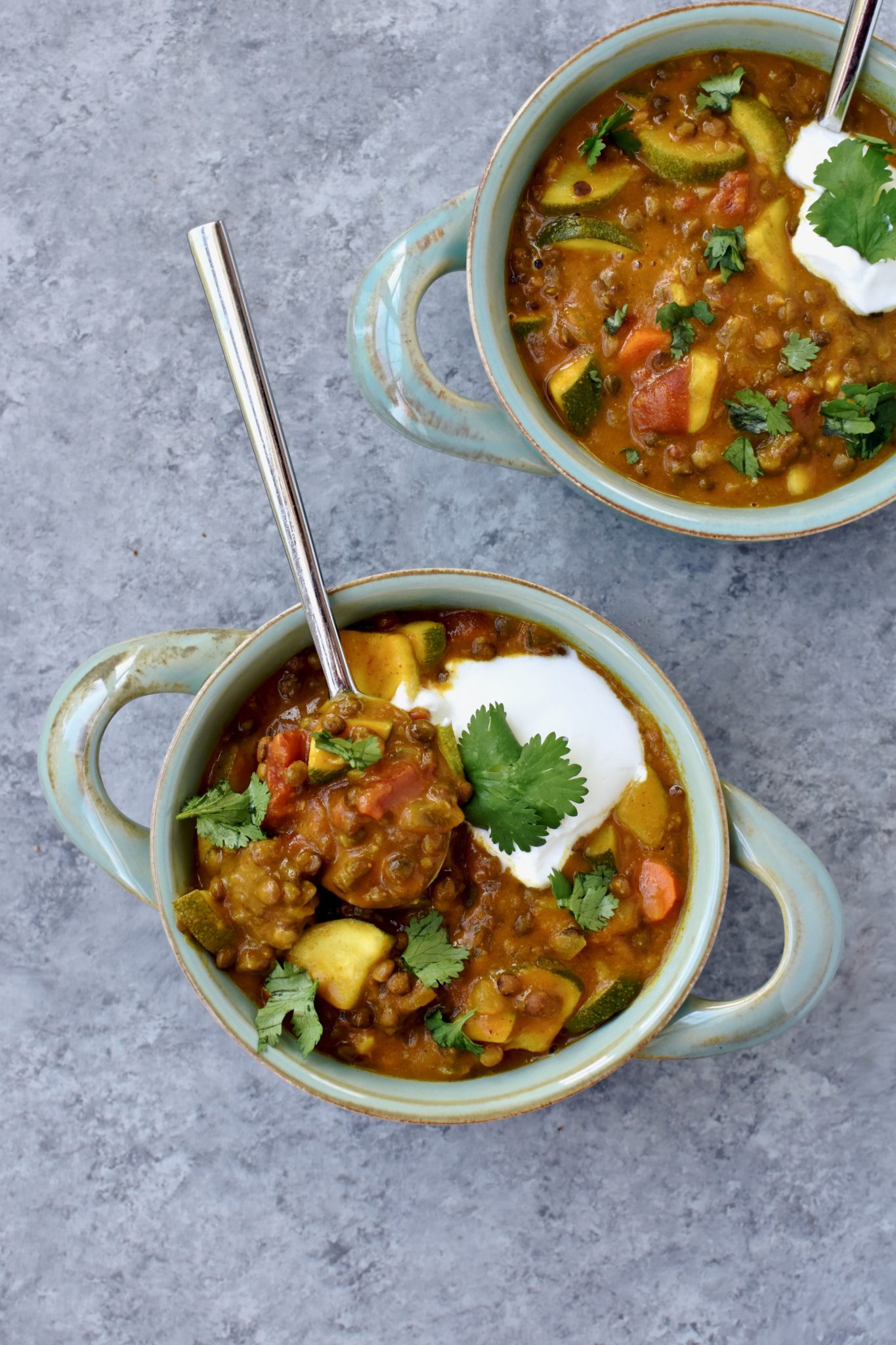 veggie packed lentil curry // cait's plate