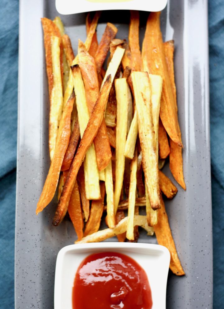 roasted root vegetable fries // cait's plate