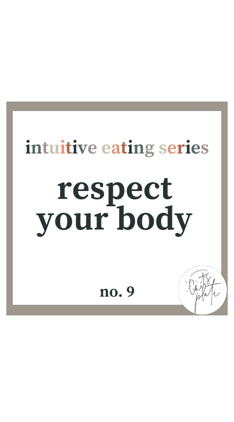 intuitive eating series // cait's plate