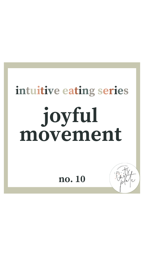 intuitive eating series // cait's plate
