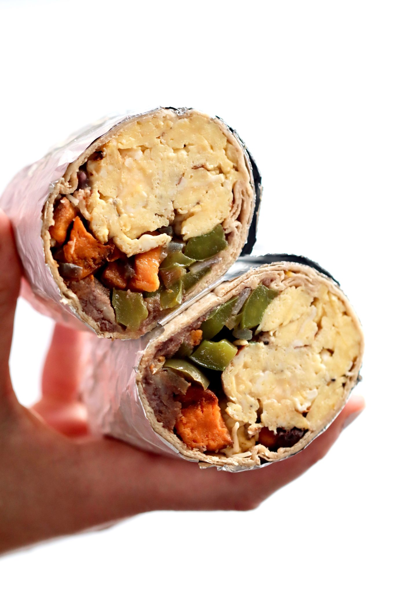 easy freezer breakfast burritos // cait's plate