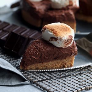 easy no-bake s'mores pie // cait's plate