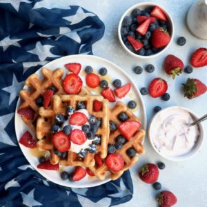 6-ingredient waffles // cait's plate