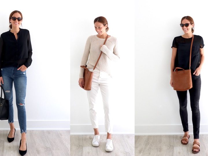 a work week's worth of easy outfits // cait's plate