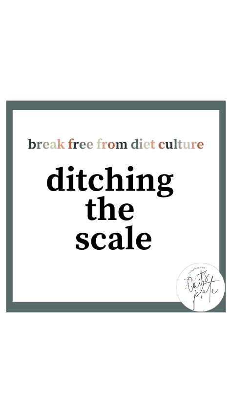 ditching the scale // cait's plate