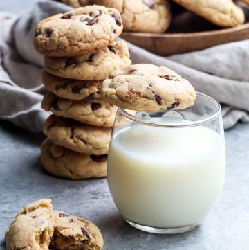 tara o'brady's basic, great chocolate chip cookies // cait's plate