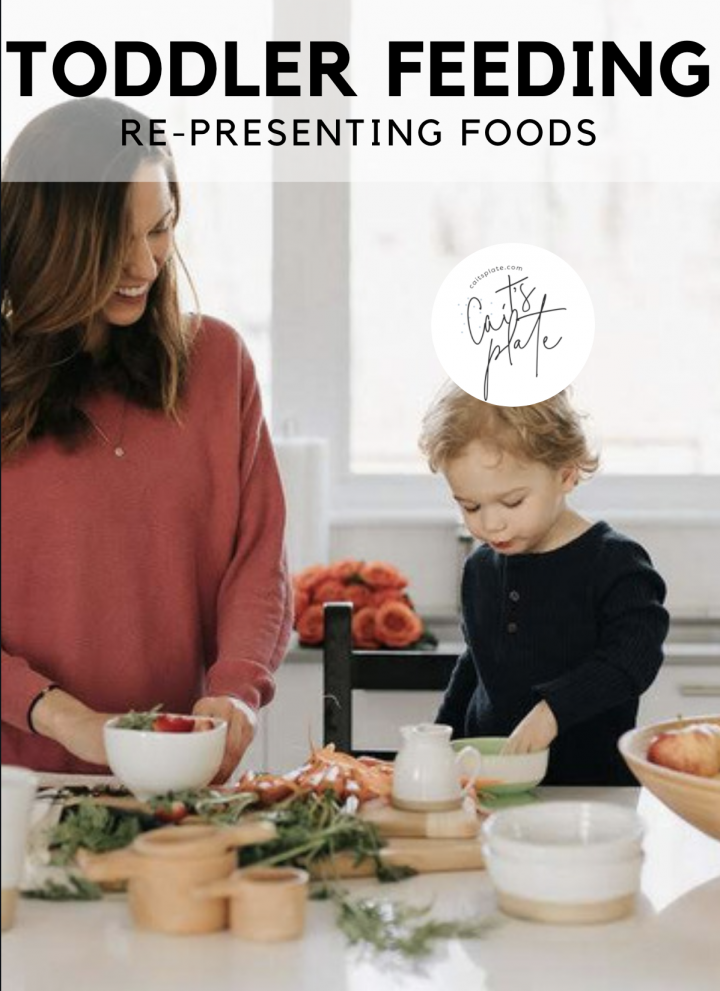 toddler feeding: re-presenting foods // cait's plate