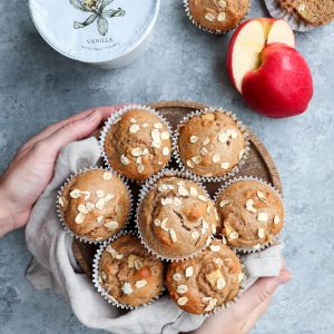 rustic apple muffins // cait's plate
