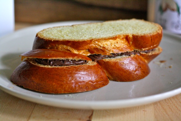 Nutella-Stuffed Challah French Toast | Cait's Plate