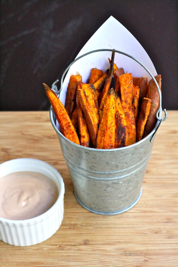 spicy sweet potato fries with adobo chipotle dipping sauce cait's plate