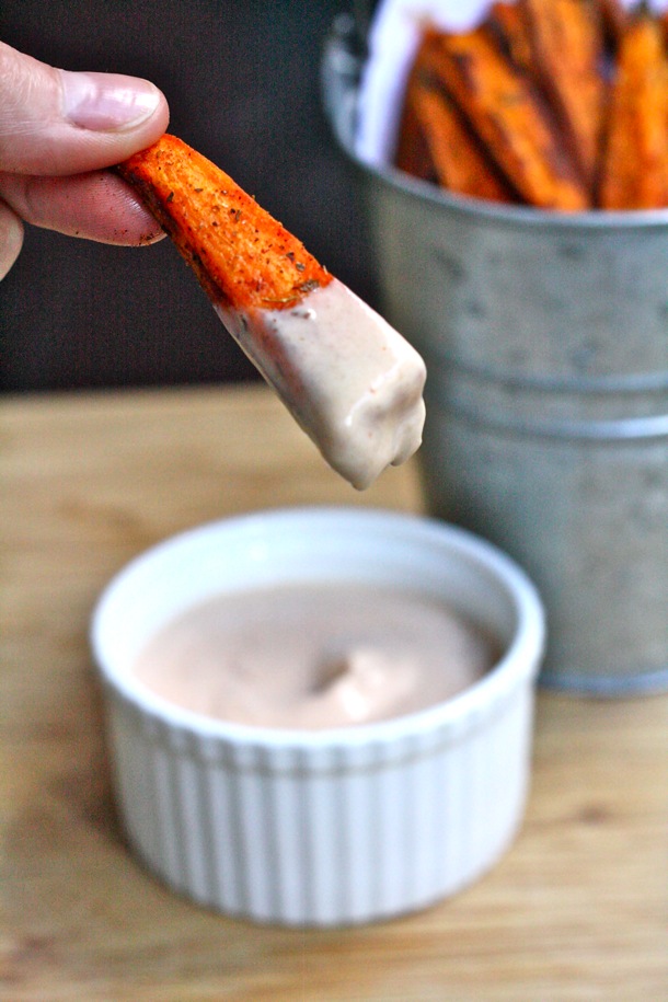 spicy sweet potato fries with adobo chipotle dipping sauce cait's plate