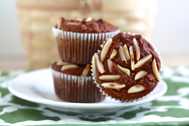spiced paleo pumpkin almond muffins // cait's plate