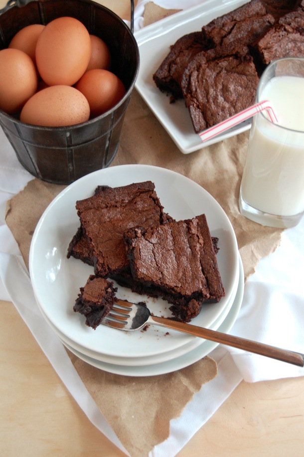 whole grain fudge cocoa brownies // cait's plate