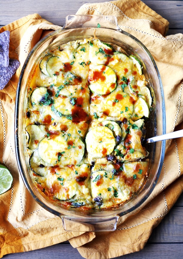 this simple casserole dishes up a full helping of vegetables with every cheesy bite! a dish that's one the table in under 30 minutes and one the whole family can enjoy! // cait's plate