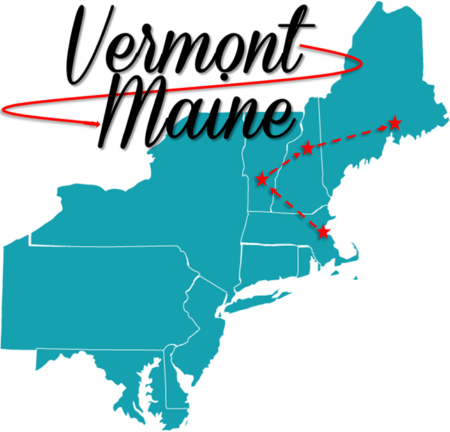 From VT to NH to ME in 6 days - where we stayed, what we ate and what we did // cait's plate