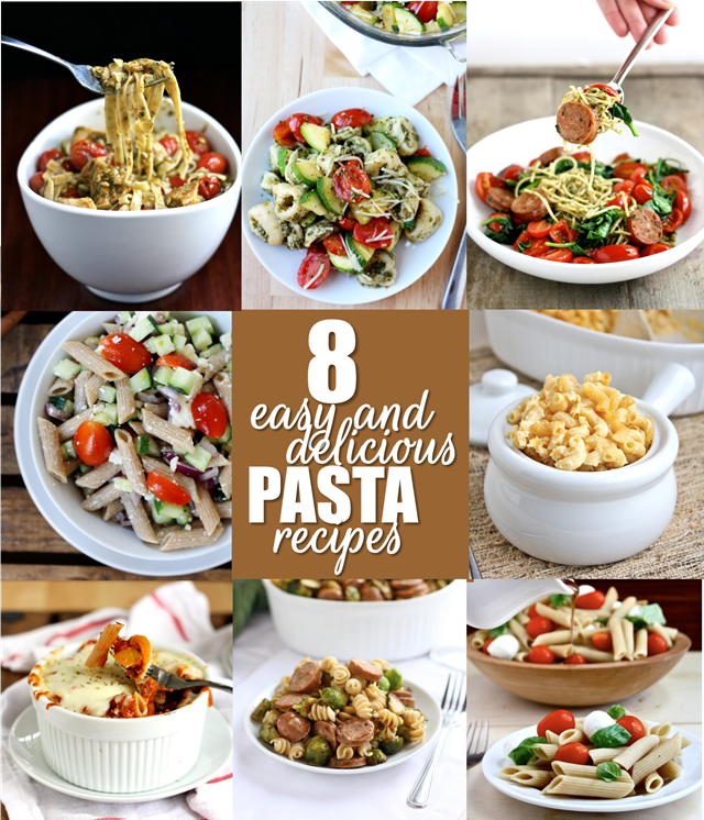 8 easy and delicious pasta recipes - packed with flavor and ready in minutes! // cait's plate