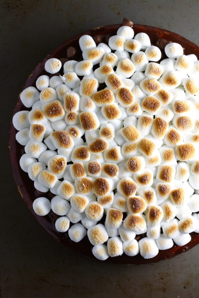 hot cocoa cheesecake - perfect for the holiday season! // cait's plate