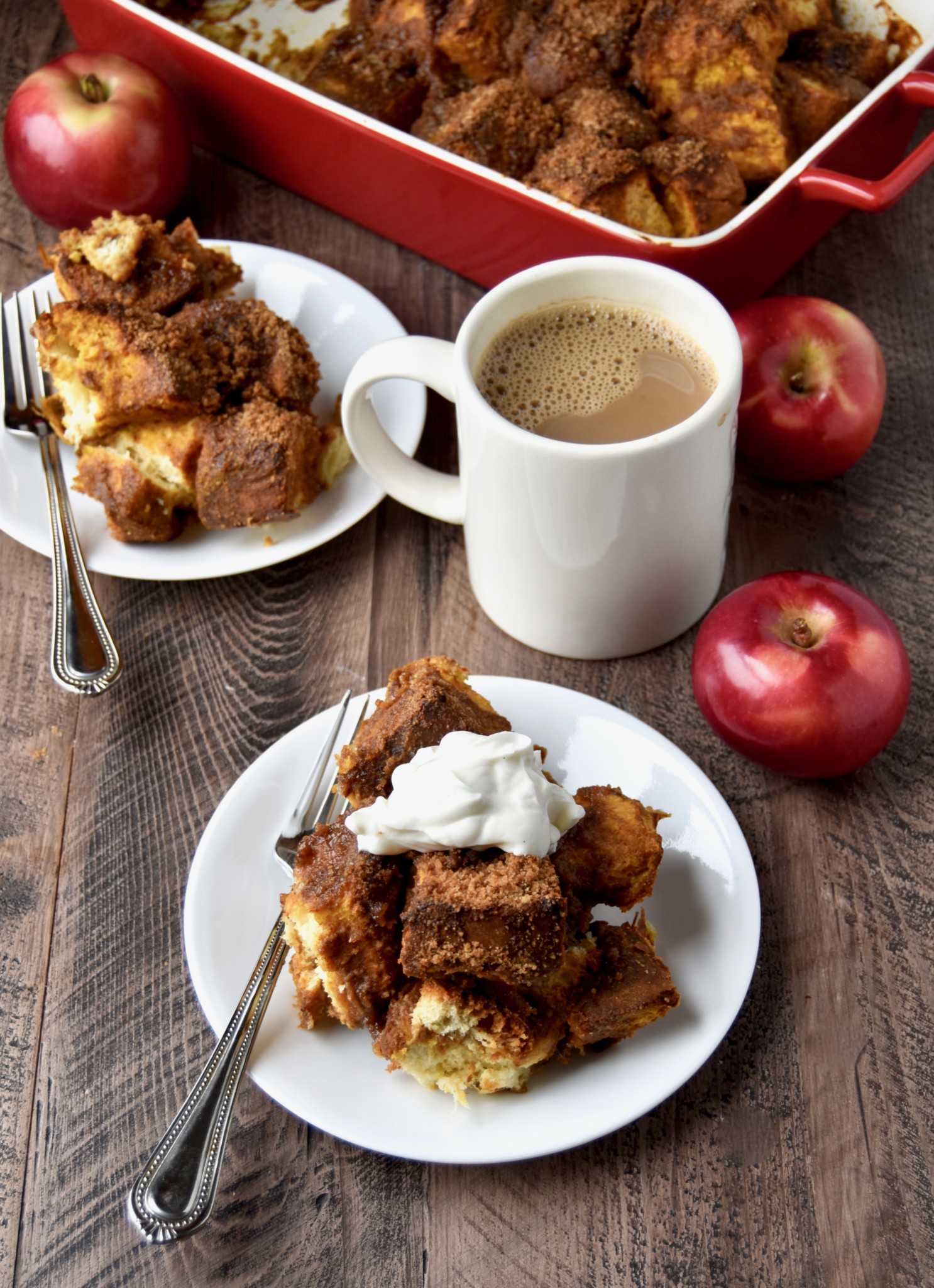 baked pumpkin french toast (with homemade whole grain brioche - a delicious make-ahead holiday breakfast // cait's plate