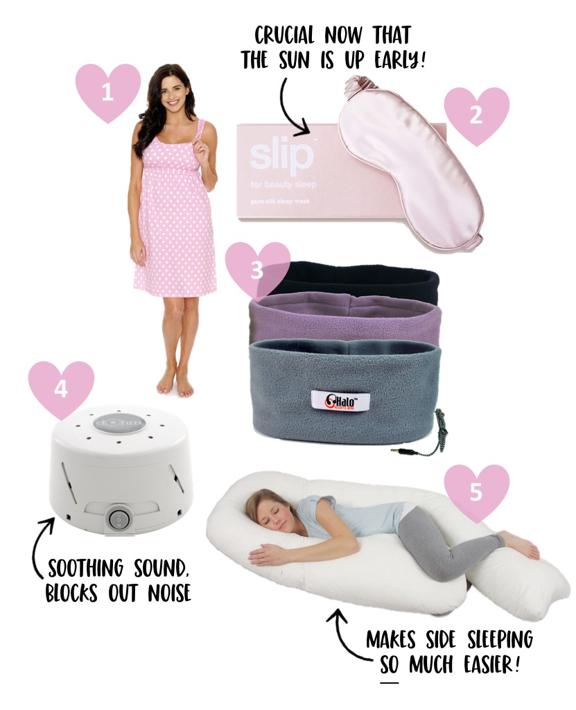 my sleep must-haves for a blissful pregnancy sleep // cait's plate