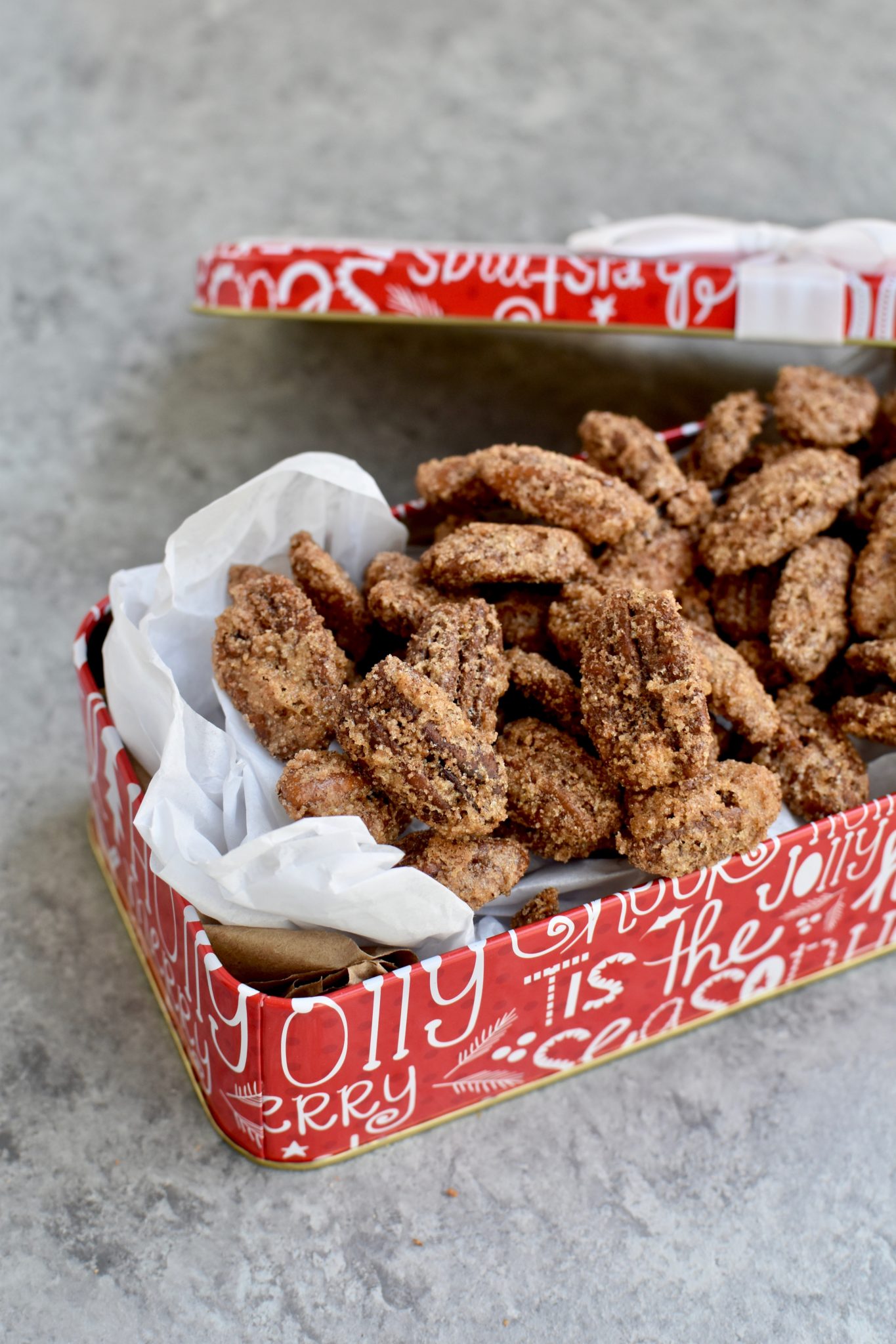 the best ever candied pecans // cait's plate