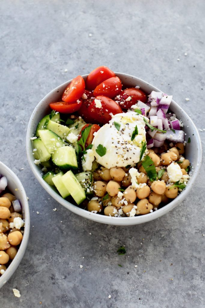 easy mediterranean buddha bowls | cait's plate