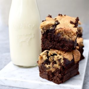 whole grain black bean brookies // cait's plate