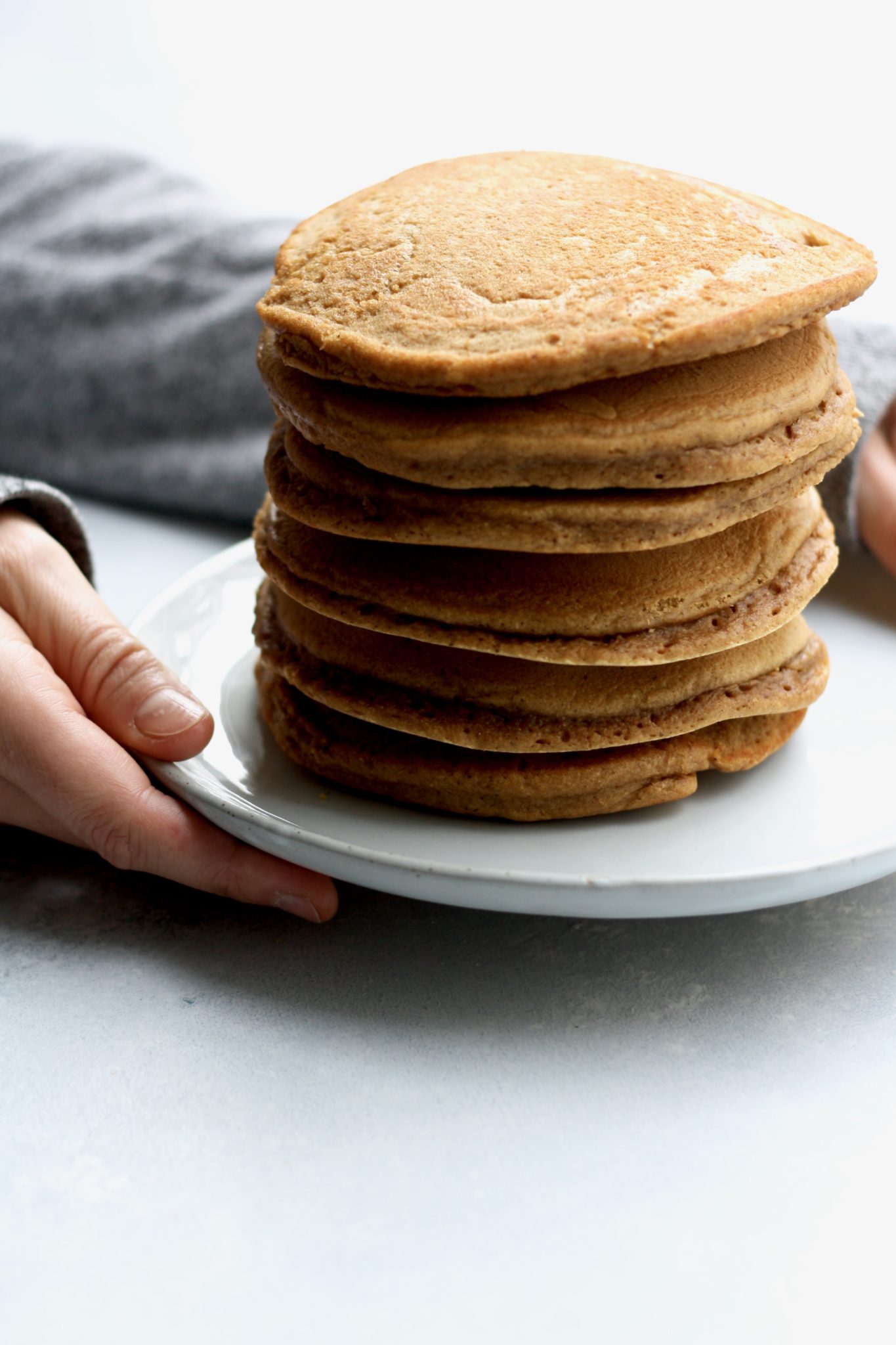 whole grain gingerbread pancakes // cait's plate