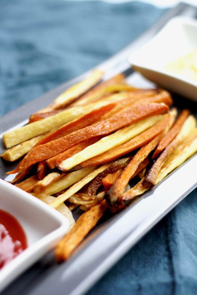 roasted root vegetable fries // cait's plate