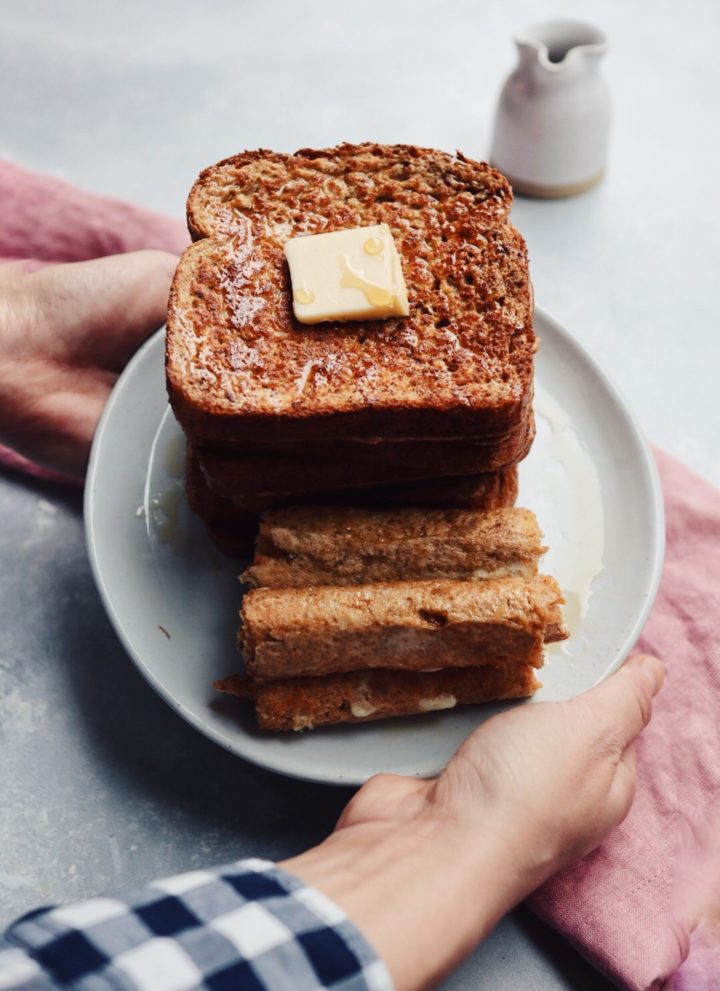 easy whole grain french toast // cait's plate