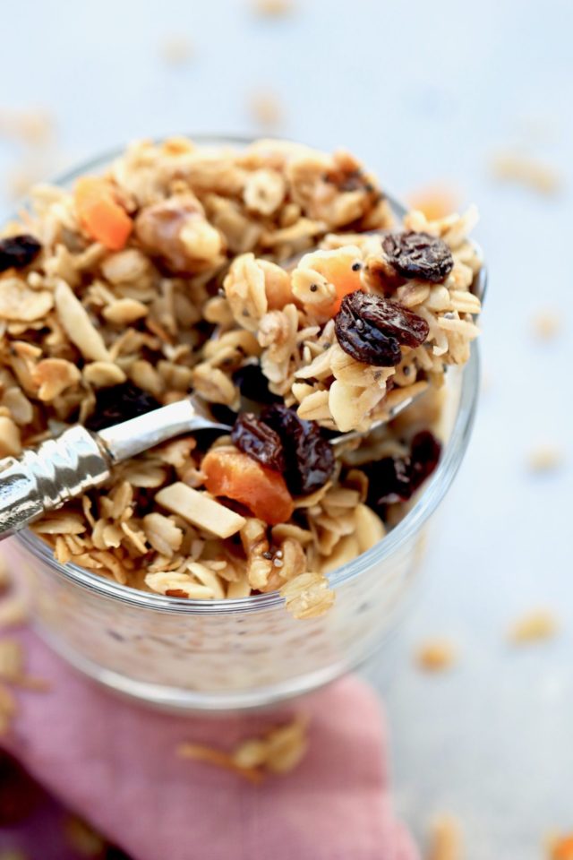 easy fruit & nut granola | cait's plate