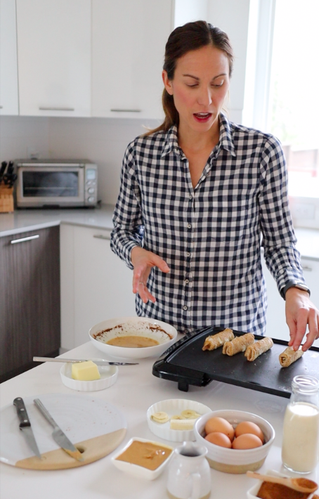 easy french toast roll ups // cait's plate