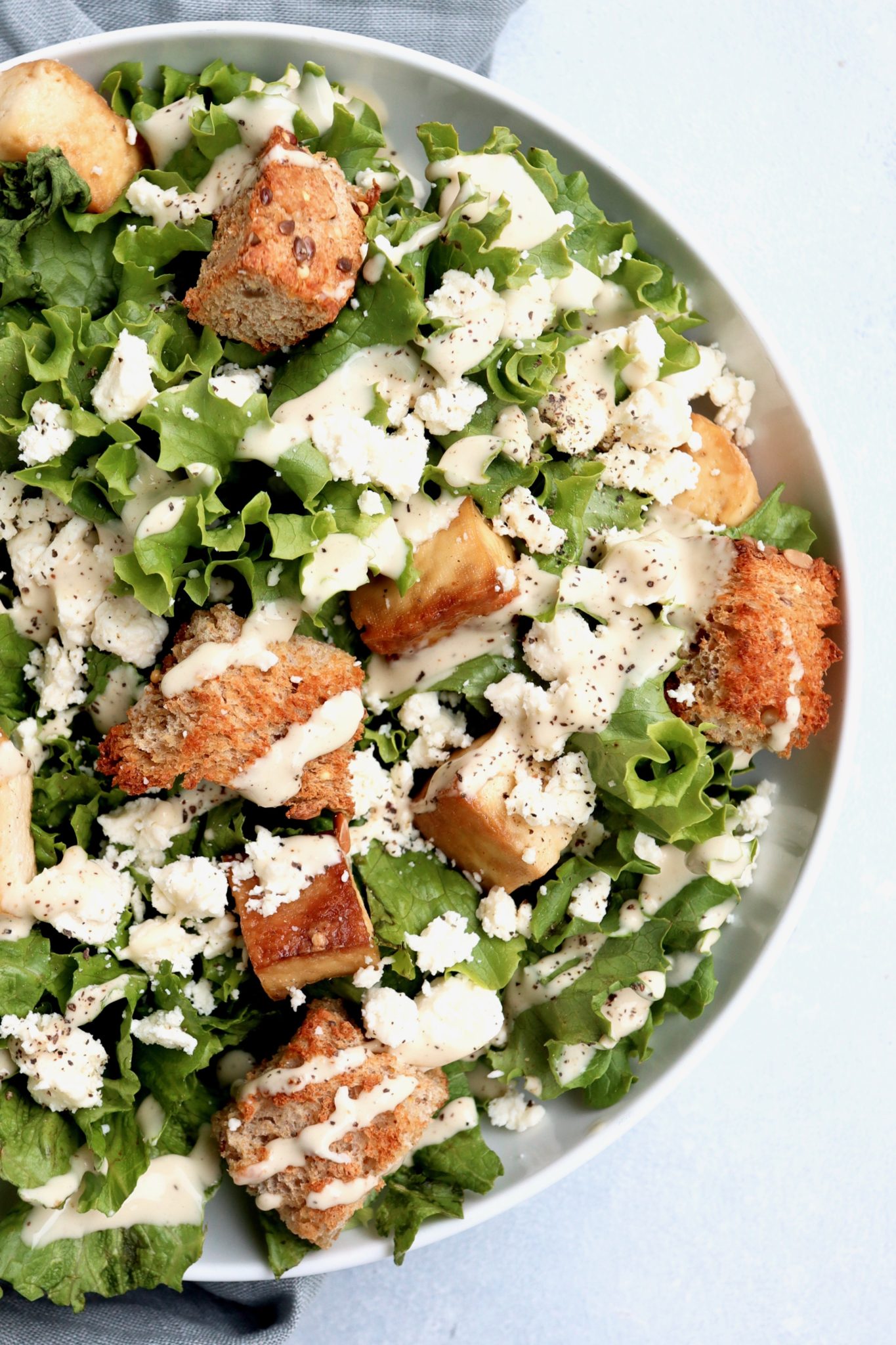 tofu caesar salad | cait's plate