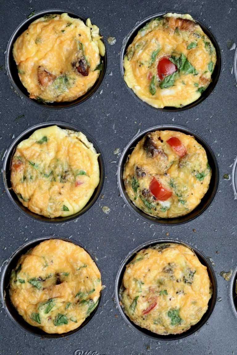 cheese & veggie egg cups | cait's plate