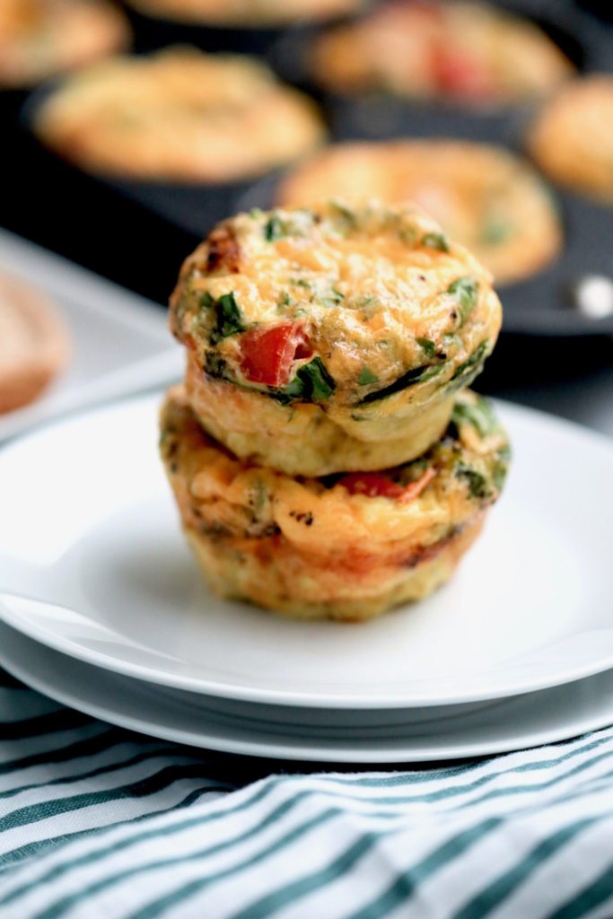 cheese & veggie egg cups | cait's plate