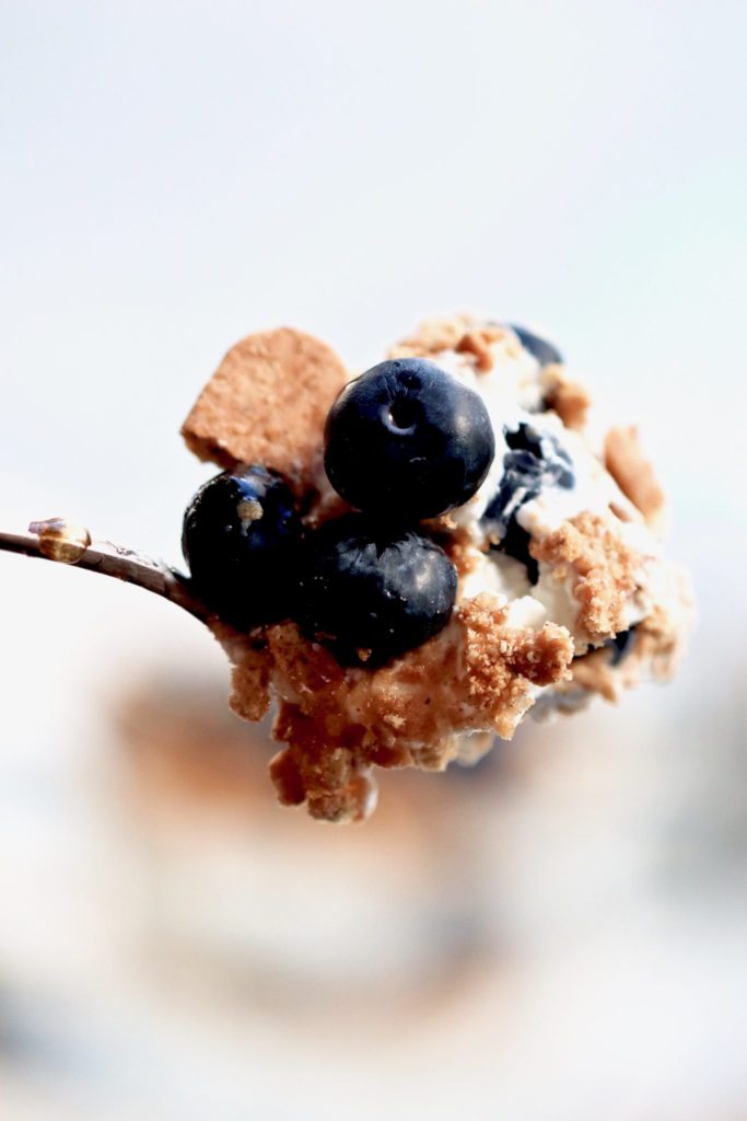 easy blueberry breakfast parfaits // cait's plate