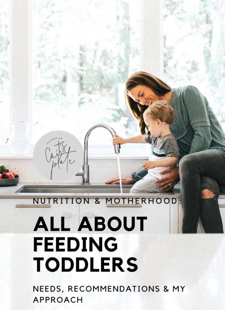 all about feeding toddlers // cait's plate