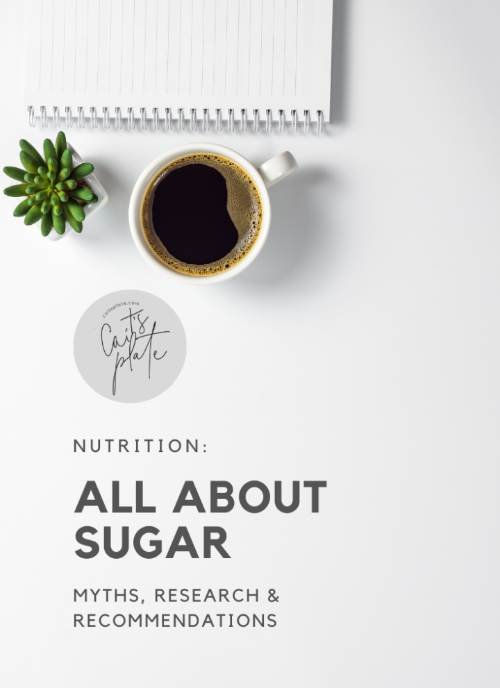 all about sugar // cait's plate
