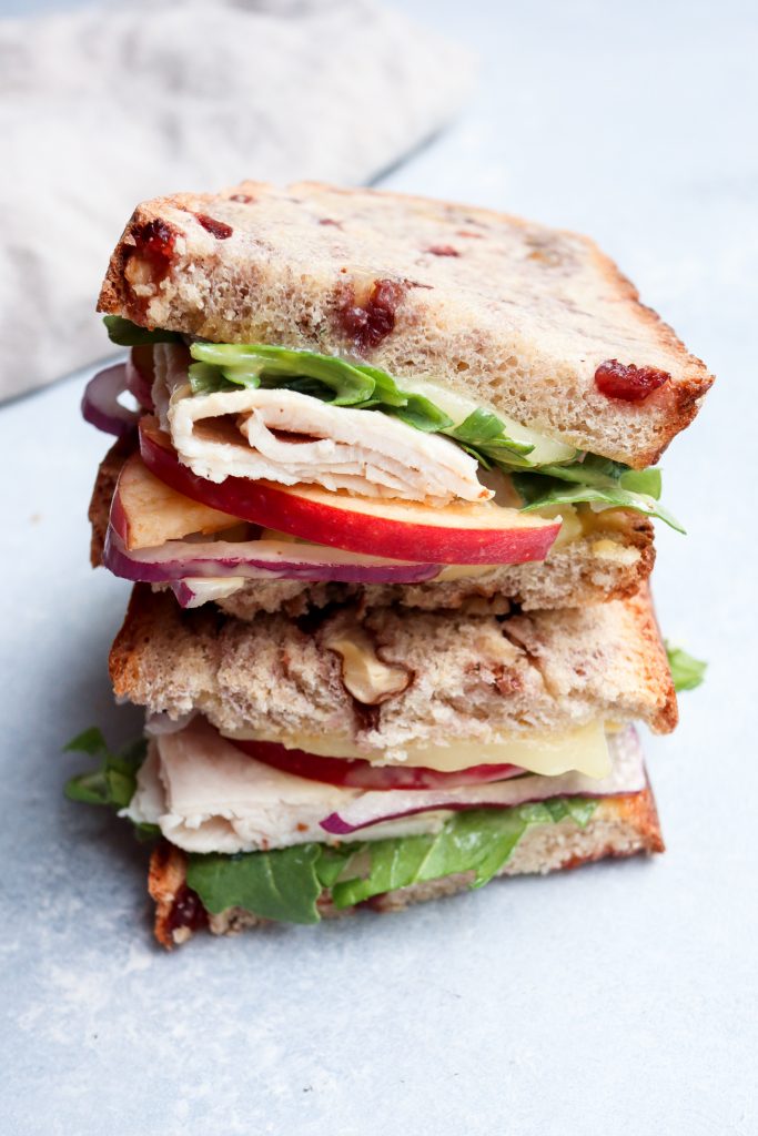 turkey apple cheddar sandwich | cait's plate