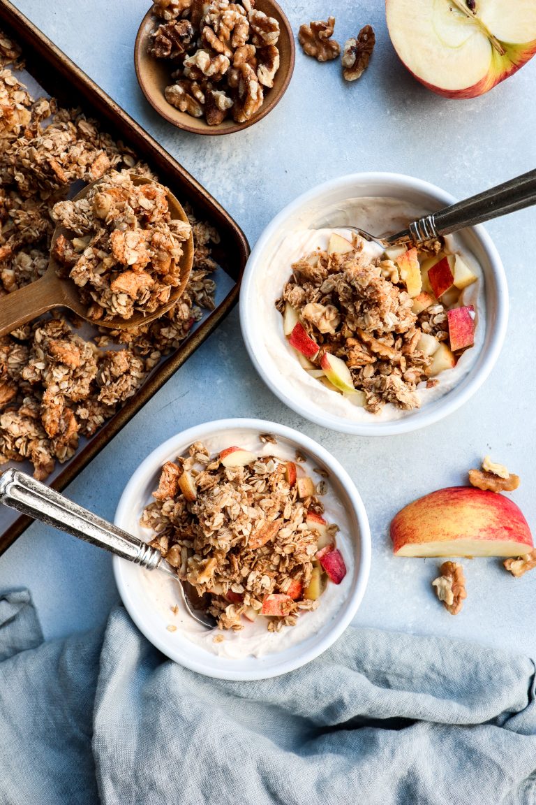 big cluster apple pie granola | cait's plate