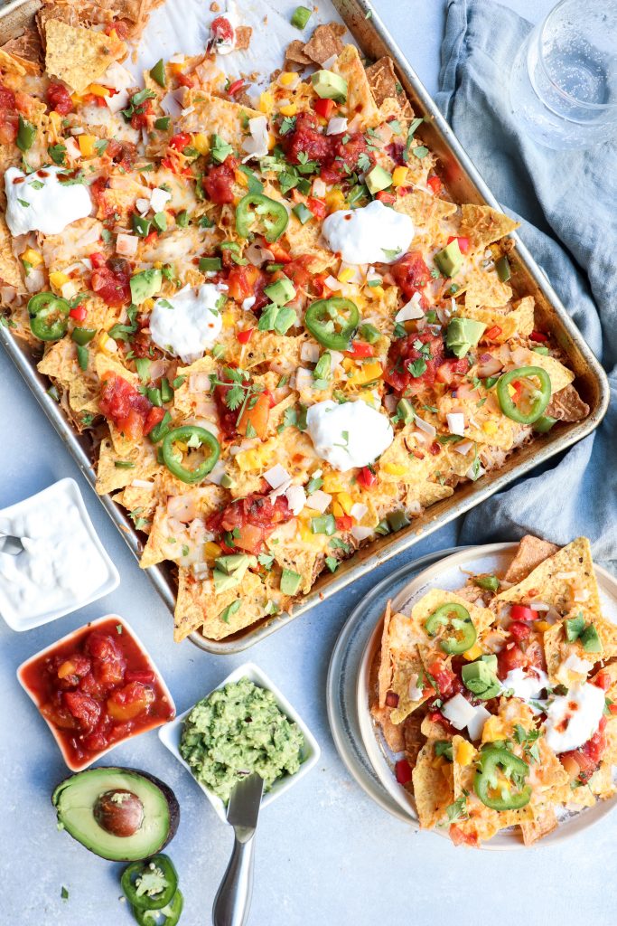 aloha sheet pan nachos | cait's plate