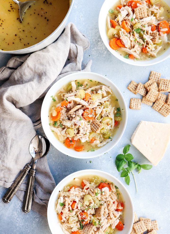 turkey and orzo soup // cait's plate
