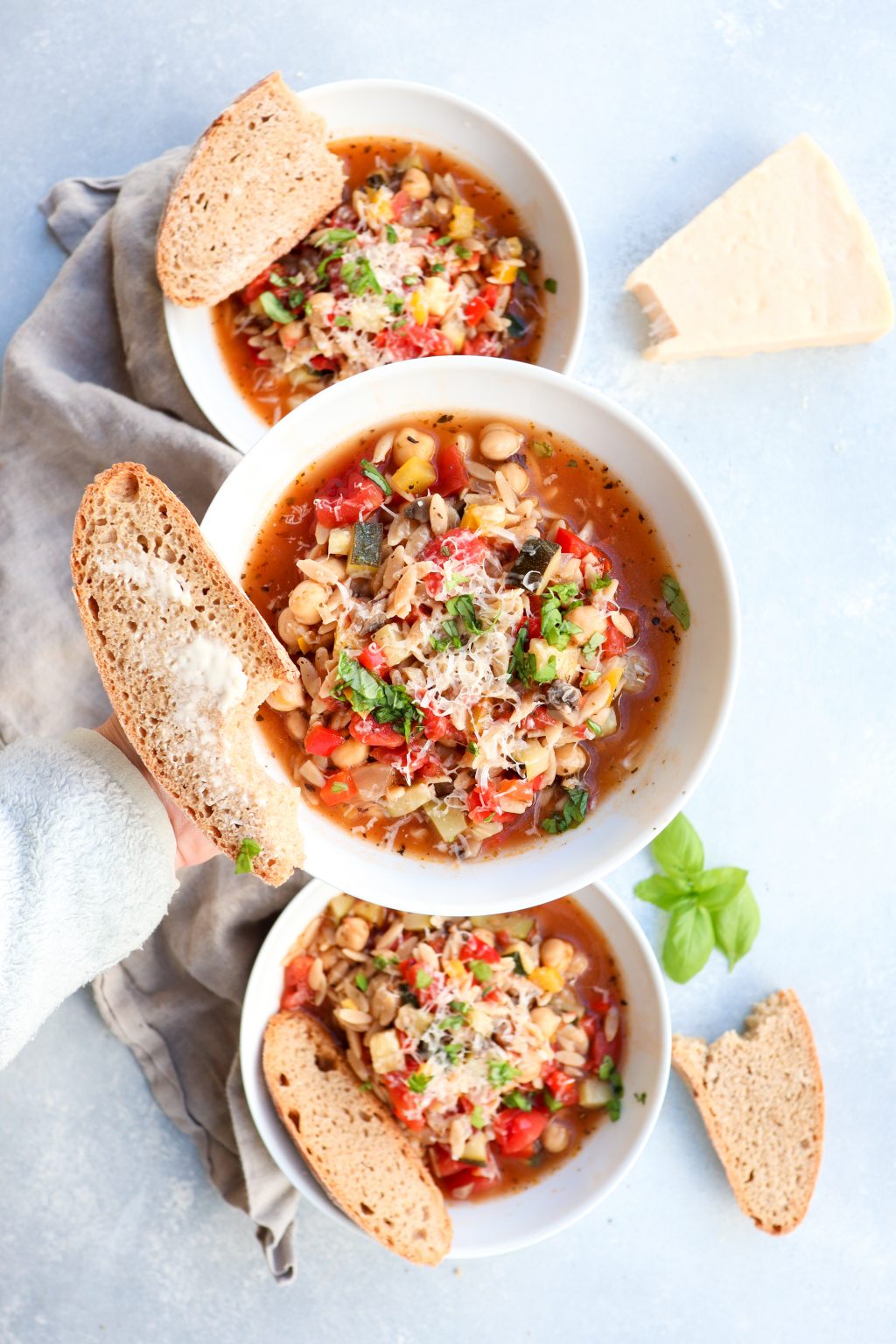 hearty italian vegetable soup | cait's plate