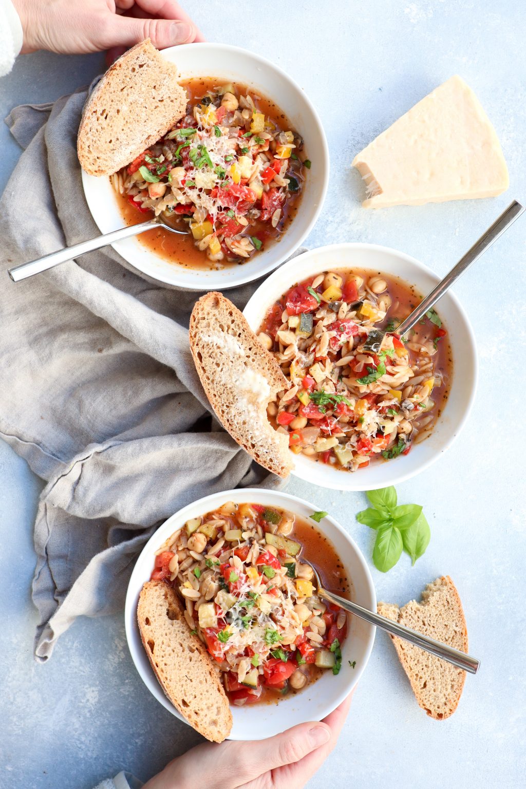 hearty italian vegetable soup | cait's plate