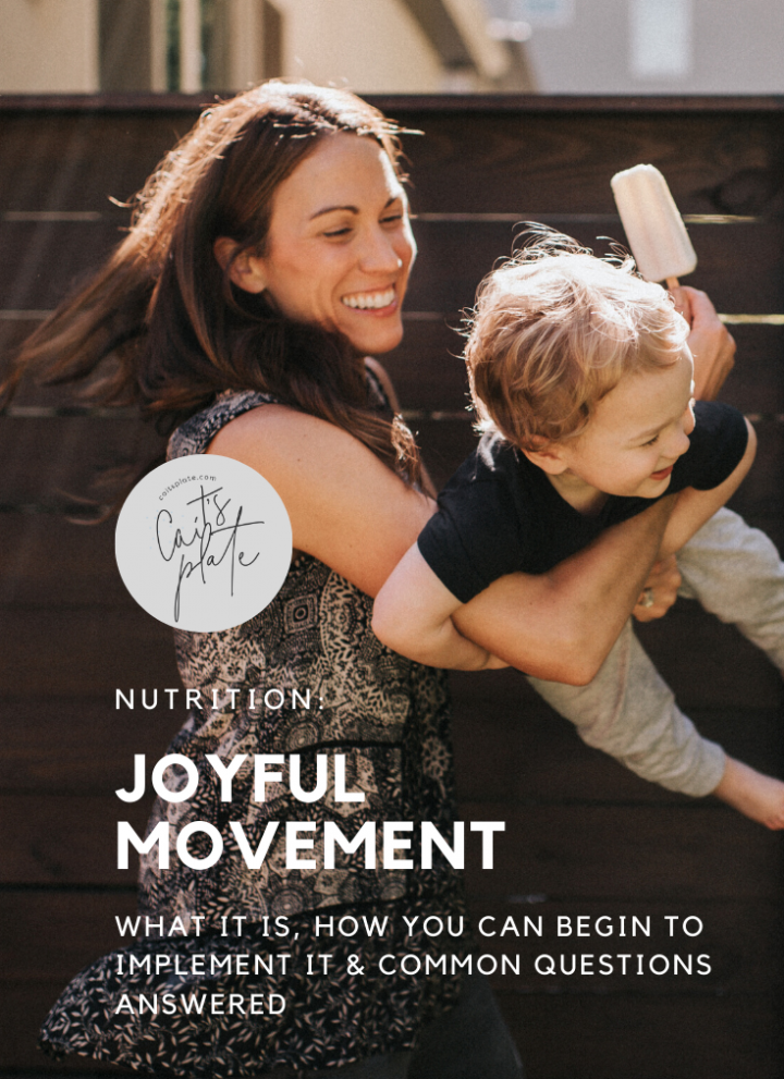 joyful movement // cait's plate