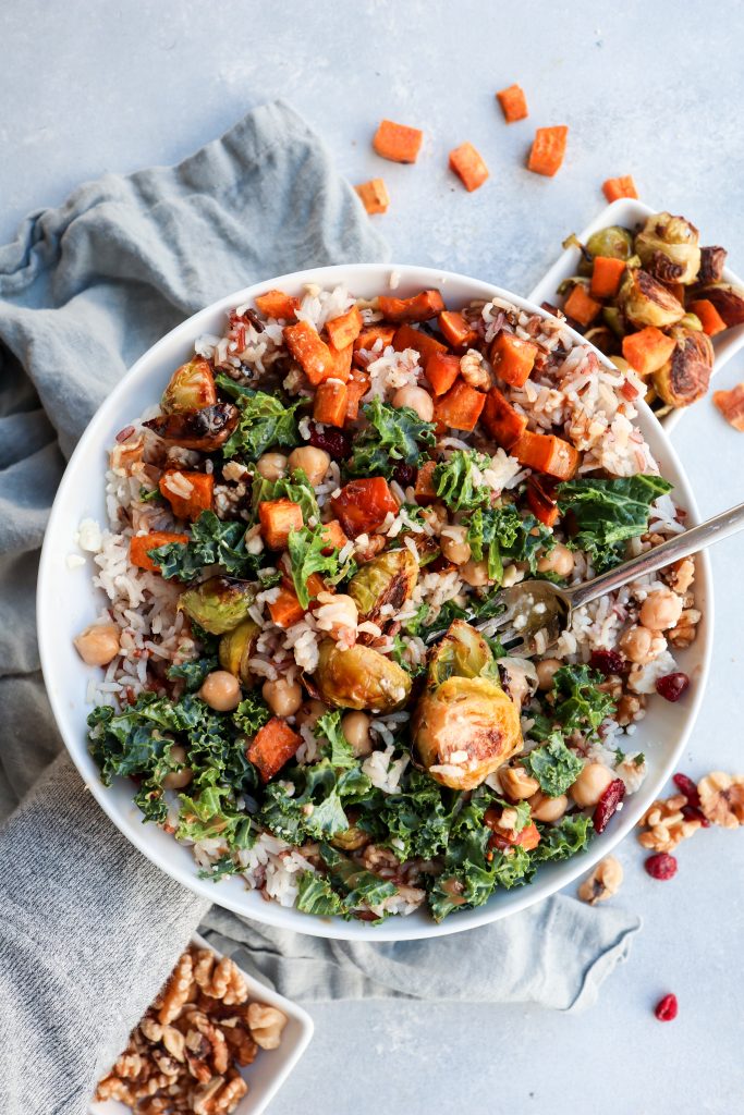 warm harvest grain bowl | cait's plate