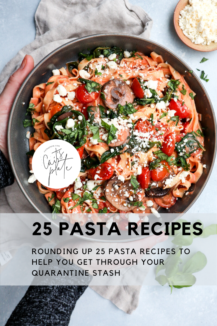 25 pasta recipes | cait's plate