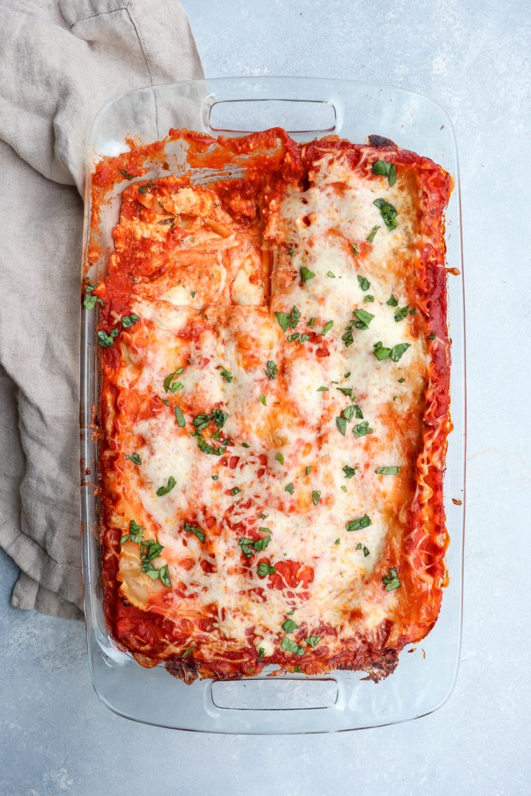 super simple weeknight lasagna | cait's plate