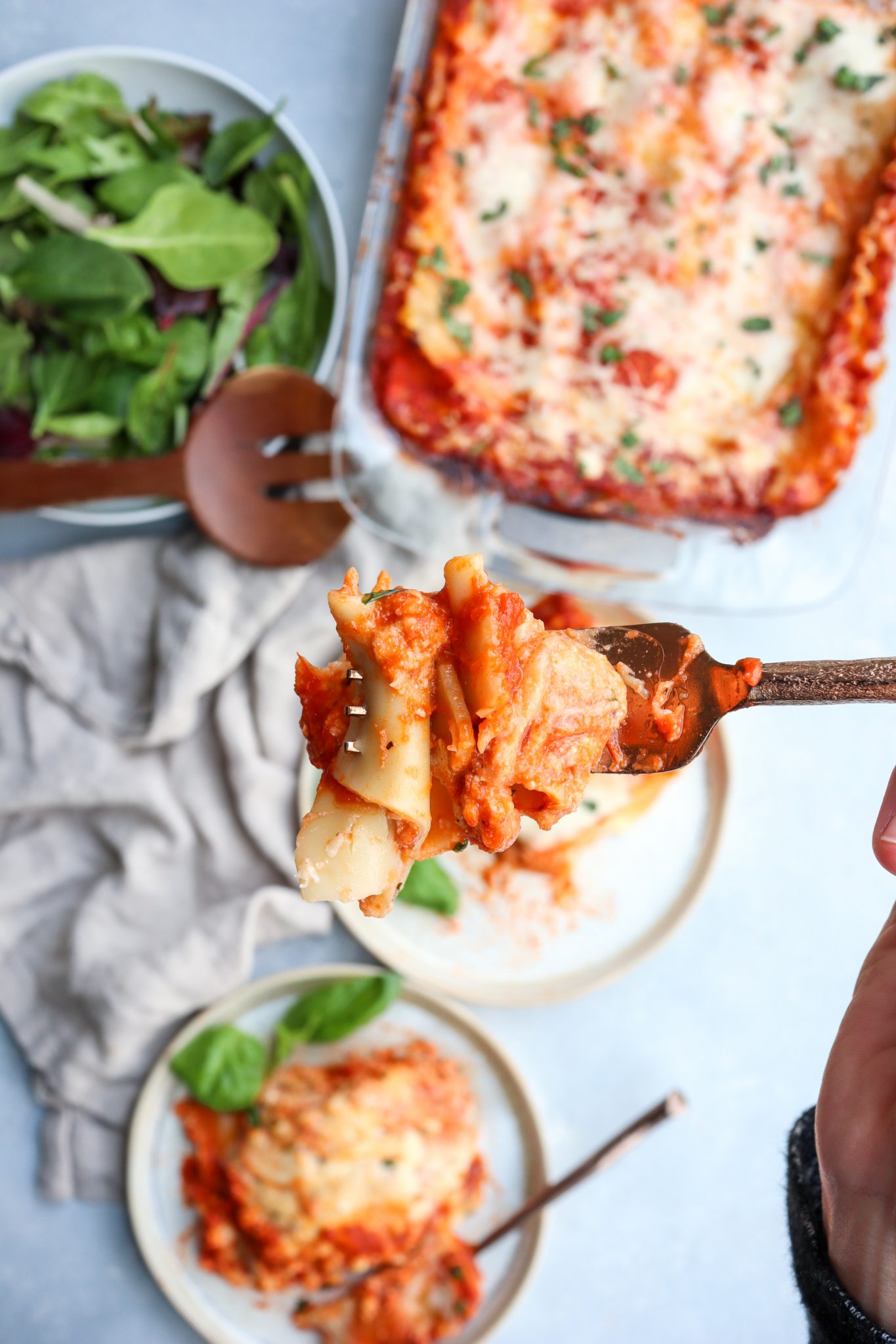 super simple weeknight lasagna | cait's plate