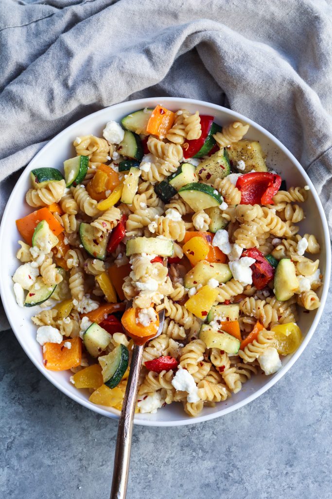 anything goes veggie pasta | cait's plate